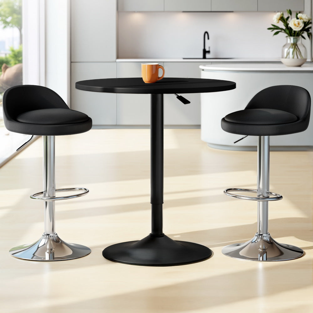 Stool Haven Bar Table and Stools Set Dining Desk Kitchen Chairs Cafe Pub