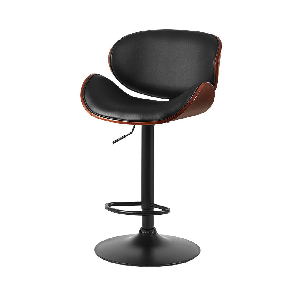 Stool Haven Bar Stools Kitchen Leather Barstools Swivel Gas Lift Vintage Chairs Black