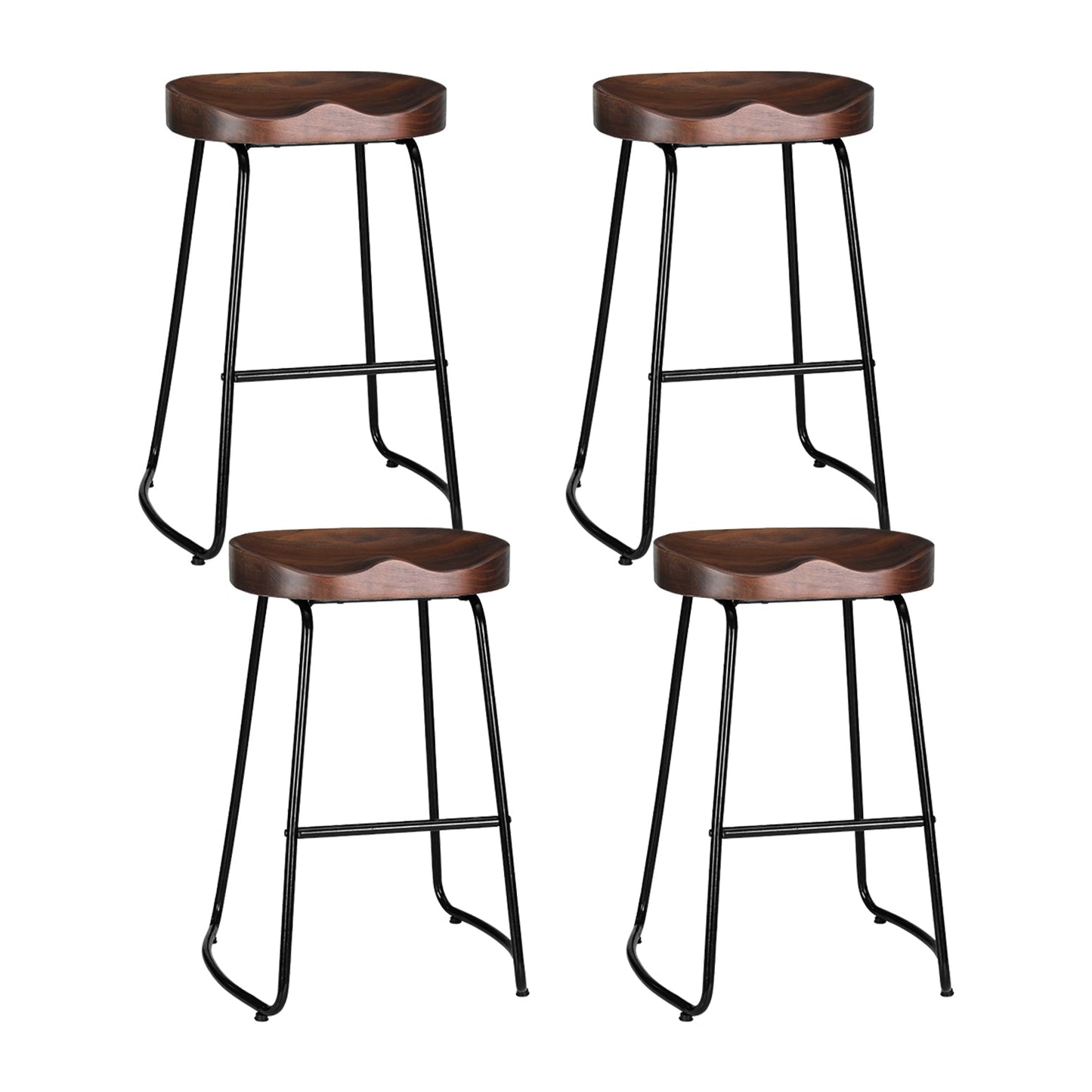 Stool Haven 4x Bar Stools Tractor Seat 65cm