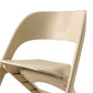 Stool HavenIn Set of 4 Dining Chairs Office Cafe Lounge Seat Stackable Plastic Leisure Chairs Beige