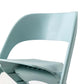 Stool HavenIn Set of 4 Dining Chairs Office Cafe Lounge Seat Stackable Plastic Leisure Chairs Blue