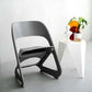 Stool HavenIn Set of 4 Dining Chairs Office Cafe Lounge Seat Stackable Plastic Leisure Chairs Grey