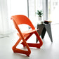 Stool HavenIn Set of 4 Dining Chairs Office Cafe Lounge Seat Stackable Plastic Leisure Chairs Orange