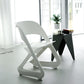 Stool HavenIn Set of 4 Dining Chairs Office Cafe Lounge Seat Stackable Plastic Leisure Chairs White
