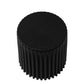 Stool HavenIn Set of 2 Cupcake Stool Plastic Stacking Bar Stools Dining Chairs Kitchen Black