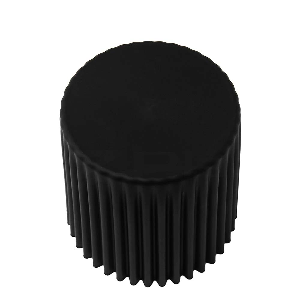 Stool HavenIn Set of 2 Cupcake Stool Plastic Stacking Bar Stools Dining Chairs Kitchen Black