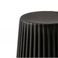 Stool HavenIn Set of 2 Cupcake Stool Plastic Stacking Bar Stools Dining Chairs Kitchen Black