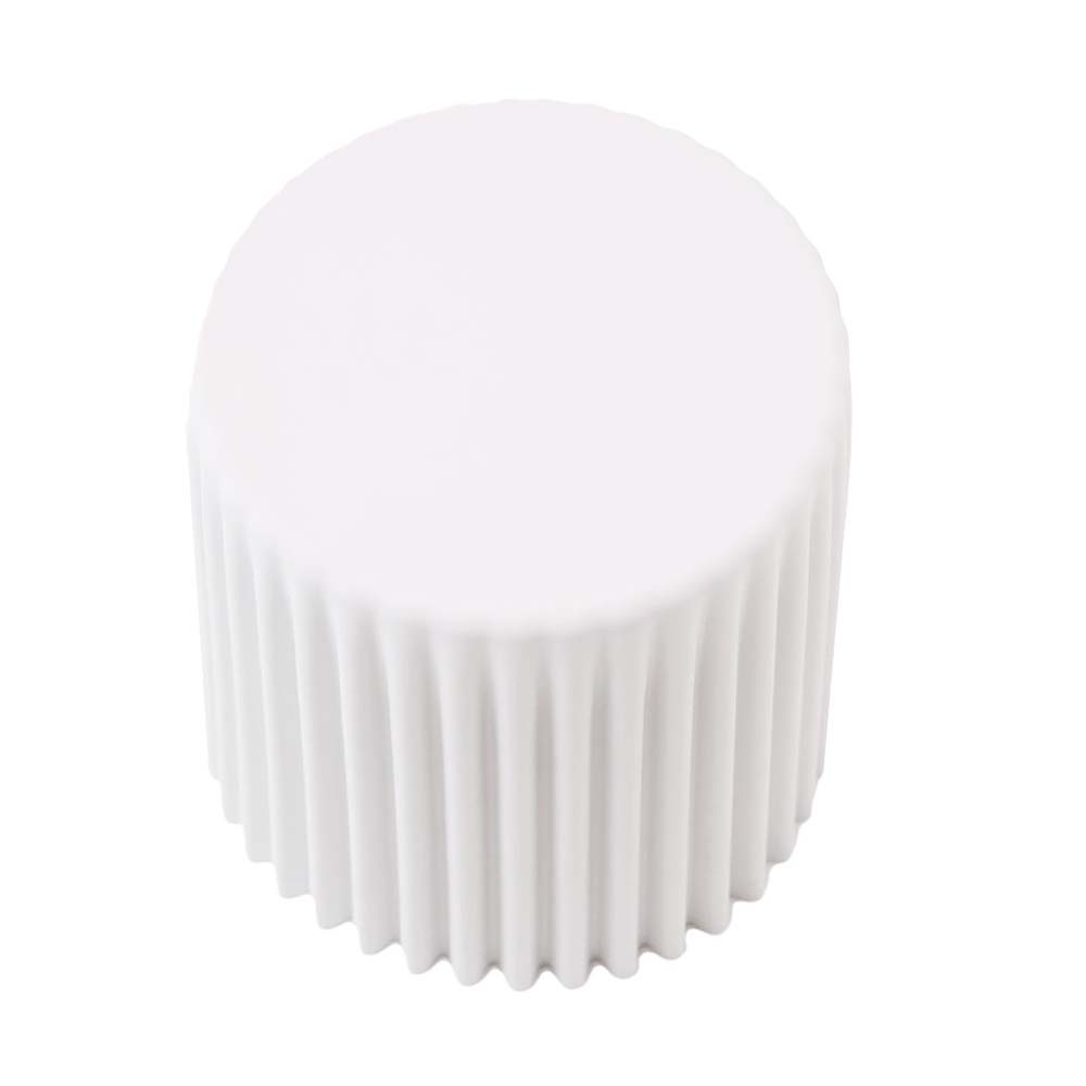 Stool HavenIn Set of 2 Cupcake Stool Plastic Stacking Bar Stools Dining Chairs Kitchen White