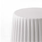 Stool HavenIn Set of 2 Cupcake Stool Plastic Stacking Bar Stools Dining Chairs Kitchen White