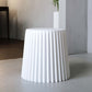 Stool HavenIn Set of 2 Cupcake Stool Plastic Stacking Bar Stools Dining Chairs Kitchen White