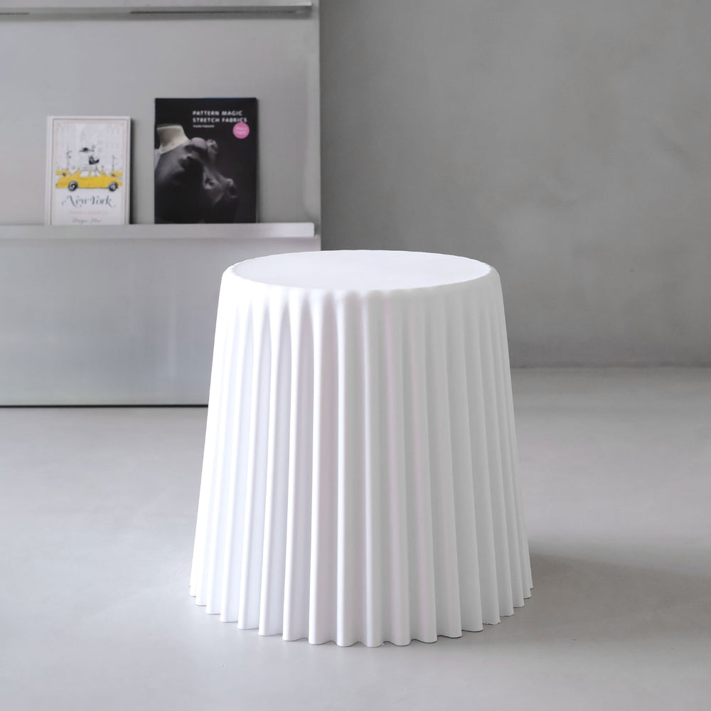 Stool Haven Set of 4 Cupcake Stackable Stools - White