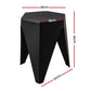 Stool Haven Set of 4 Puzzle Stackable Stools - Black