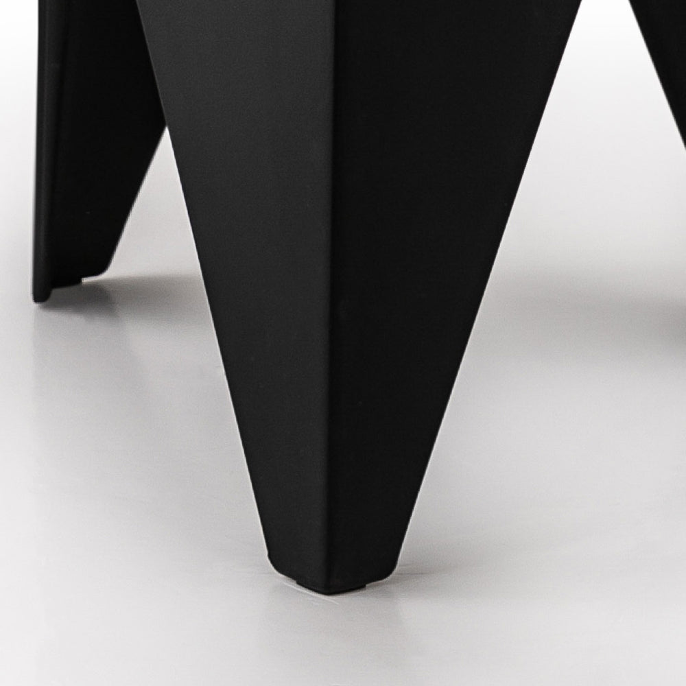 Stool Haven Set of 4 Puzzle Stackable Stools - Black