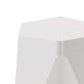 Stool HavenIn Set of 2 Puzzle Stool Plastic Stacking Bar Stools Dining Chairs Kitchen White