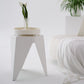 Stool HavenIn Set of 2 Puzzle Stool Plastic Stacking Bar Stools Dining Chairs Kitchen White