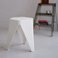 Stool HavenIn Set of 2 Puzzle Stool Plastic Stacking Bar Stools Dining Chairs Kitchen White