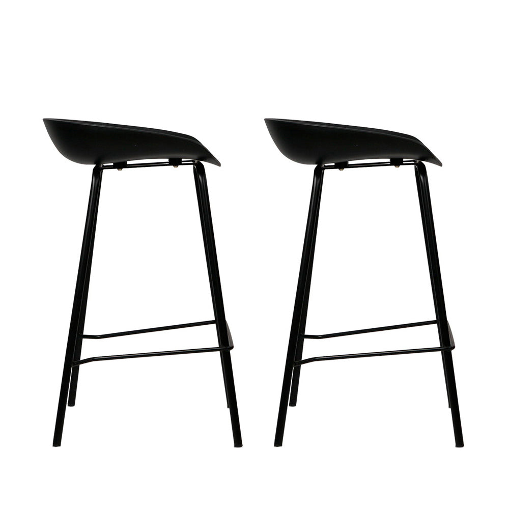 Stool Haven 2x Bar Stools Kitchen Counter Stools Metal