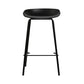 Stool Haven Set of 4 Metal Bar Stools - Black