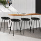 Stool Haven Set of 4 Metal Bar Stools - Black