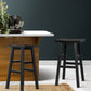 Stool Haven Set of 2 Beech Wood Bar Stools - Black