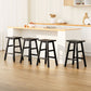 Stool Haven Bar Stools Kitchen Counter Stools Wooden Chairs Black x4