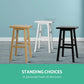Stool Haven Bar Stools Kitchen Counter Stools Wooden Chairs Black x4