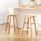 Stool Haven Set of 2 Beech Wood Bar Stools - Natural