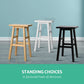 Stool Haven Set of 2 Beech Wood Bar Stools - Natural