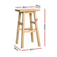 Stool Haven 4x Bar Stools Kitchen Chairs Wooden Nature