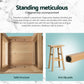 Stool Haven 4x Bar Stools Kitchen Chairs Wooden Nature