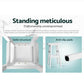Stool Haven Set of 2 Beech Wood Bar Stools - White