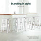 Stool Haven 4x Bar Stools Kitchen Chairs Wooden White