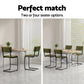 Stool Haven 2x Bar Stools Velvet Chairs Green