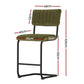 Stool Haven 4x Bar Stools Velvet Chairs Green