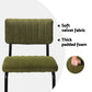 Stool Haven 4x Bar Stools Velvet Chairs Green