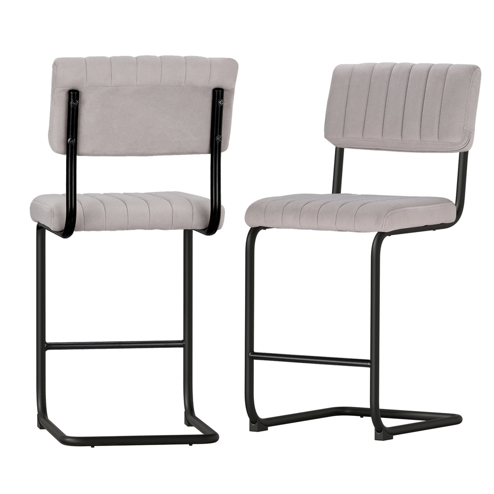 Stool Haven 2x Bar Stools Velvet Chairs