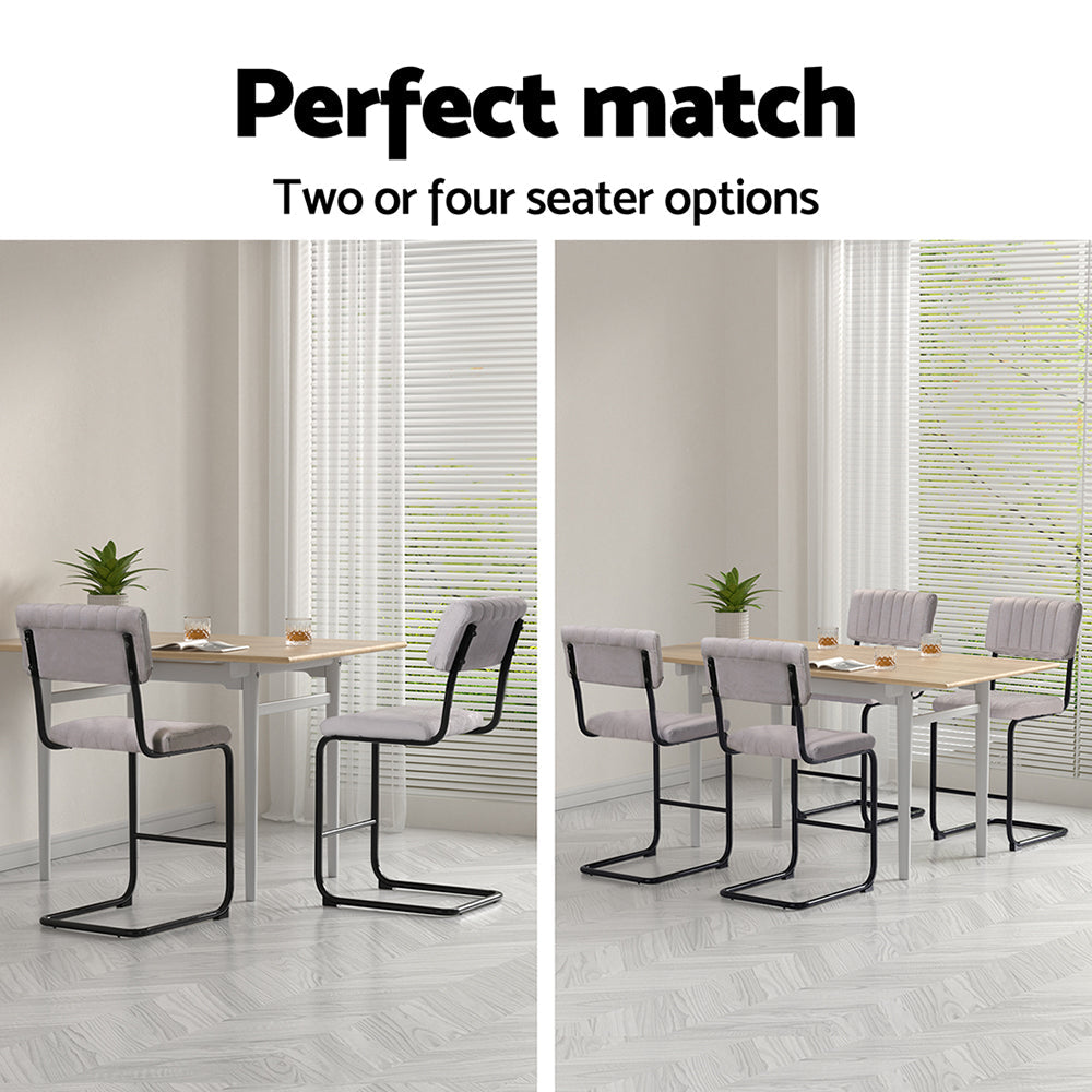 Stool Haven 2x Bar Stools Velvet Chairs