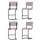 Stool Haven 4x Bar Stools Velvet Chairs Grey