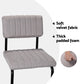 Stool Haven 4x Bar Stools Velvet Chairs Grey