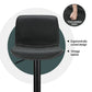 Stool Haven 4 x Bar Stools Kitchen Swivel Gas Lift Chairs Black
