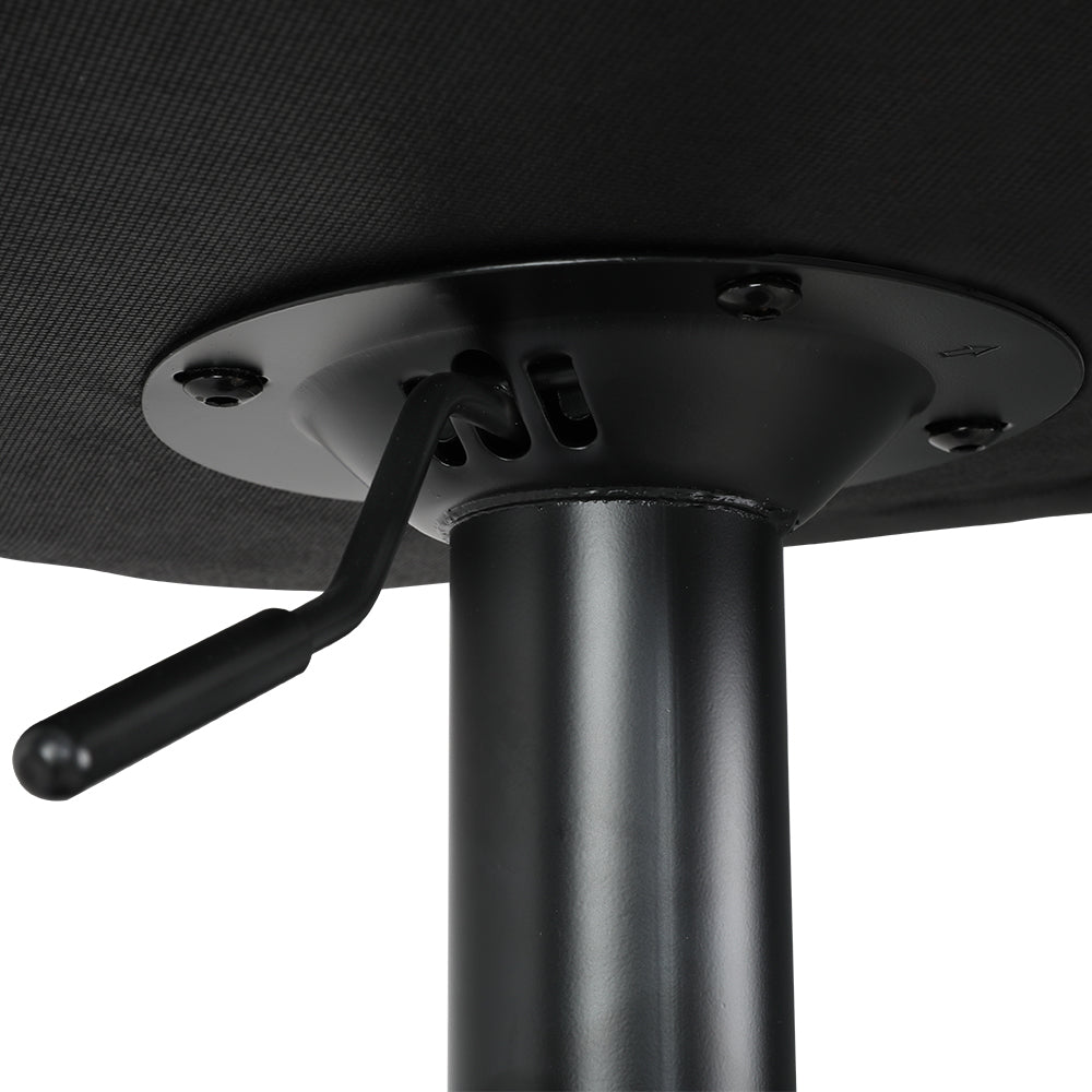 Stool Haven 2x Bar Stools Kitchen Swivel Bar Stool Gas Lift Chairs Barstools Brown