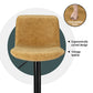 Stool Haven 4x Bar Stools Kitchen Swivel Gas Lift Chairs Brown