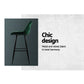 Stool Haven Set of 2 Velvet Bar Stools - Green