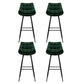 Stool Haven 4x Bar Stools Velvet Chairs Green