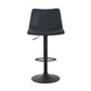 Stool Haven Set of 2 Bar Stools Gas Lift- Black