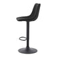 Stool Haven Set of 2 Bar Stools Gas Lift- Black
