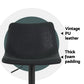 Stool Haven 4x Bar Stools Vintage Leather Swivel Gas Lift Black