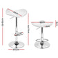Stool Haven 4x Bar Stools Leather Gas Lift Chair White