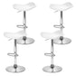 Stool Haven 4x Bar Stools Leather Gas Lift Chair White
