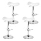 Stool Haven 4x Bar Stools Leather Gas Lift Chair White